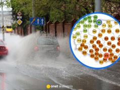 Polska podzielona przez front. Blisko 20 st. C różnicy w temperaturze