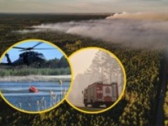 Dramatyczna walka z pożarem lasu na Lubelszczyźnie. W akcji zginął doświadczony pilot