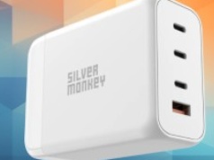 Ładowarka Silver Monkey GaN 200W 3x USB-C PD za 199 zł (wcześniej 349 zł) w x-kom