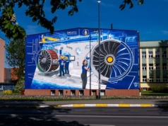 W Rzeszowie powstał mural o nauce zawodu i pracy w lotnictwie