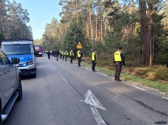 Katastrofa samolotu gaśniczego podczas gaszenie pożaru w powiecie biłgorajskim. Policja zabezpiecza teren zdarzenia