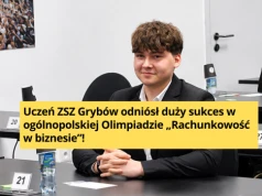 Uczeń ZSZ Grybów finalistą ogólnopolskiej olimpiady 