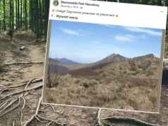 Groźna sytuacja w Bieszczadach. Park ostrzega turystów: „Bezwzględny zakaz”