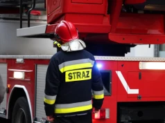 Potężny pożar hostelu na Kaszubach, w budynku butle z gazem. Są ranni