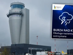 Burza sparaliżowała lotnisko w Katowicach. Loty przekierowane do Krakowa