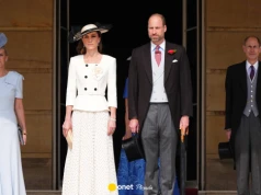 Przyjęcie w ogrodzie u Kate i Williama. Posępne miny przegnał pocałunek w policzek