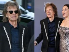 Jurny Mick Jagger szczerzy ząbki na gali u boku młodszej o 44 LATA ukochanej. Dorównuje mu energią? (ZDJĘCIA)