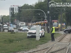 Gwałtowne hamowanie tramwaju. Dwie osoby trafiły do szpitala