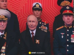 Tak wyglądała parada na Placu Czerwonym w Moskwie. Ci przywódcy towarzyszyli Władimirowi Putinowi