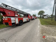 Jastrzębia: pożar szopy przy budynku mieszkalnym