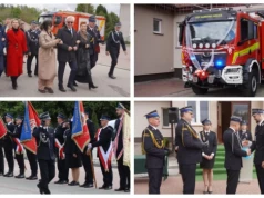 OSP Dąbrowa Wielka z nowym wozem ratowniczo-gaśniczym