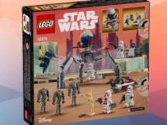 LEGO Star Wars Zestaw bitewny z żołnierzem armii klonów i droidem bojowym za 79,99 zł w Amazon PL