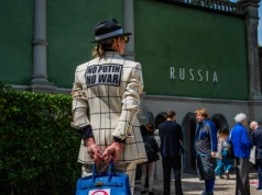 Wstrząsające sceny na Biennale. Włączyli alarm na znak protestu