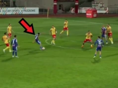 Efektowny gol w polskiej lidze. Minął rywali, a potem huknął nie do obrony