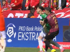 Burza po decyzji sędziego w meczu Widzewa. "Zwyczajnie ma problem ze wzrokiem"