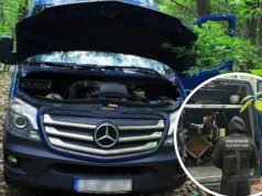 Pogranicznicy odzyskali skradzione w Niemczech auto. Wewnątrz... "ludzkie zwłoki"