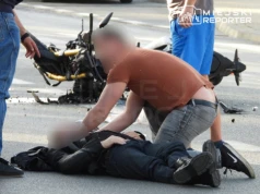 Kierujący BMW wymusił na motocykliście. Doszło do poważnego zdarzenia