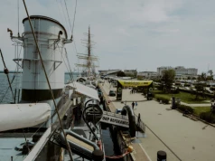 Inauguracja pierwszego etapu 83. Tour de Pologne UCI WorldTour na ,,ORP Błyskawica”