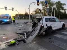 Nietrzeźwy kierowca Saaba doprowadził do zderzenia trzech aut w Lublinie