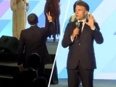 Macron skarcił publiczność. "Całkowity brak szacunku"