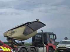 Termos dotknął przewodów energetycznych – 53-letni kierowca zginął na miejscu