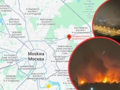 Duży pożar w Moskwie. Ogień rozprzestrzenił się obok popularnego kompleksu