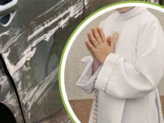 Impreza komunijna zakończyła się przyjazdem policji. Uszkodzono około 40 samochodów
