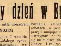 Kalendarium historyczne: 13 maja 1937 – tzw. „pogrom” w Brześciu nad Bugiem