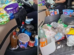 Kara za bałagan w kabinie, nałożona przez patrol w nieoznakowanej ciężarówce