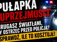 Pułapka „uprzejmości”. Mrugasz światłami, by ostrzec przed policją? Sprawdź, ile to kosztuje!
