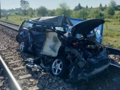 Krasne: tragiczny wypadek na przejeździe kolejowym. Nie żyje 70-letni kierowca