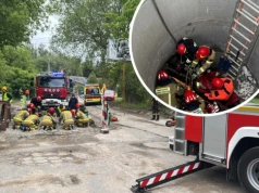 Groźny wypadek na budowie w Warszawie. Pracownik uwięziony pod ziemią. Mocne zdjęcia