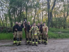 Koń uwięziony w bagnie. Akcja ratunkowa w trudnych warunkach
