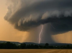 Burze nadciągają nad Nowy Sącz i Sądecczyznę. Możliwy grad i wiatr do 85 km/h