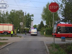 Śmiertelny wypadek w Bytomiu. 31-latek na hulajnodze wjechał pod tramwaj
