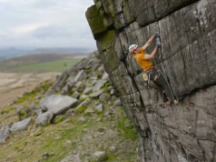 Niewidomy Jesse Dufton prowadzi „Bat out of Hell” E5 6a