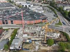 Nowoczesny hotel rośnie przy Serenadzie. Widać duży postęp prac