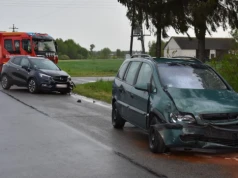 Nie ustąpiła pierwszeństwa i doprowadziła do zderzenia. Dwie pasażerki ranne