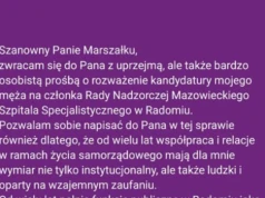 Darmowa lekcja OPSEC od pani radnej PSL. Pomyliła się i zamiast napisać na priva do marszałka, puściła to na publicu na FB