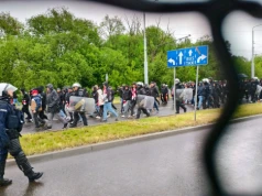 Spore siły policji przy Arenie Lublin. Trwa zabezpieczenie meczu Motor Lublin – Cracovia
