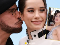 Kolejny dzień w Cannes. John Travolta z piękną córką, obok Caroline Derpieński