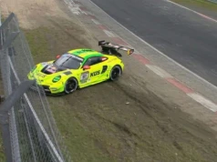 Manthey Grello #911 odpadło z 24h Nürburgring. Plama oleju przerwała wielki pojedynek