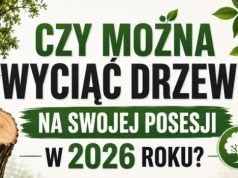 Czy można wyciąć drzewo na swojej posesji w 2026 roku? Sprawdź przepisy, zanim dostaniesz wysoką karę