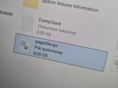 PAGEFILE.SYS - do czego służy i czy można go wyłączyć?