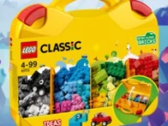 LEGO Classic Kreatywna walizka za 54,98 zł (cena kat. 84,99 zł) w Amazon PL