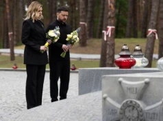 "Zło nie może pozostać bezkarne". Zełenski upamiętnił polskie ofiary w Bykowni