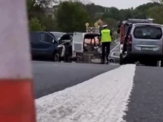 Czołowe zderzenie na DK91. Są ranni, droga zablokowana