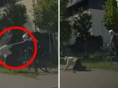Skandaliczne zachowanie rowerzysty. Przewrócił 80-latkę na betonowy chodnik
