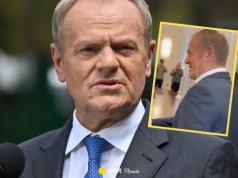Niespodziewana wymiana zdań Donalda Tuska ze zwiedzającym. "A co tu się dzieje?"