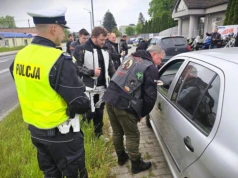 „Zmieścimy się wszyscy”. Policjanci i motocykliści wspólnie apelowali o bezpieczeństwo na drogach